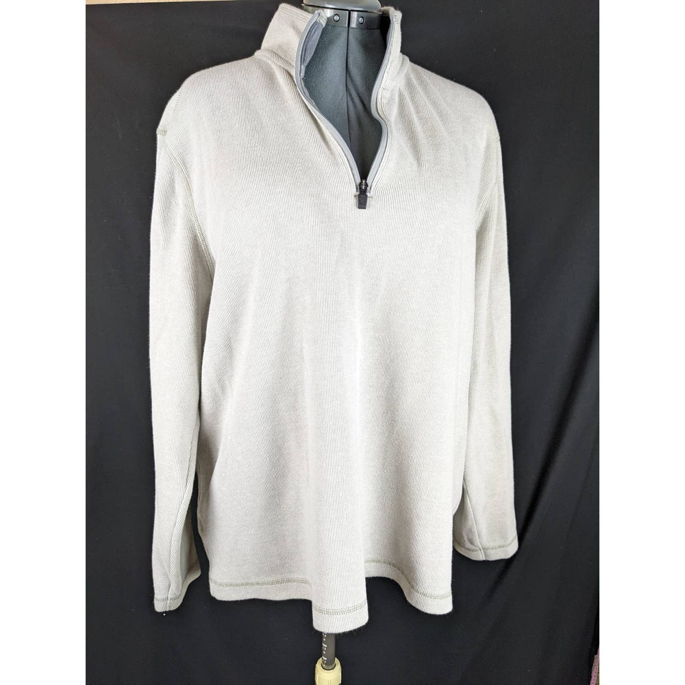 Eddie Bauer Men's Quarter Zip Sweater